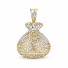 9912251 | 925 Silver Moissanite White Gold Pendant