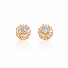 991792 | 925 Moissanite RP + GP Earrings