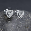 KERNAL 1.41 CTW SILVER MOISSANITE ICED OUT EARRINGS I 993821