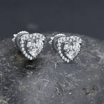 KERNAL 1.41 CTW SILVER MOISSANITE ICED OUT EARRINGS I 993821