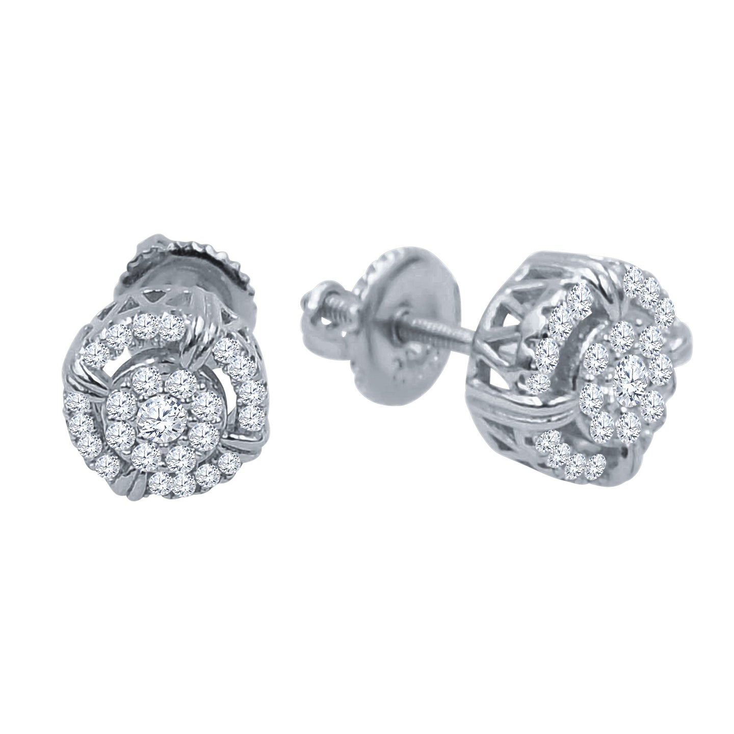 FLAIR SILVER MOISSANITE EARRINGS I 993811