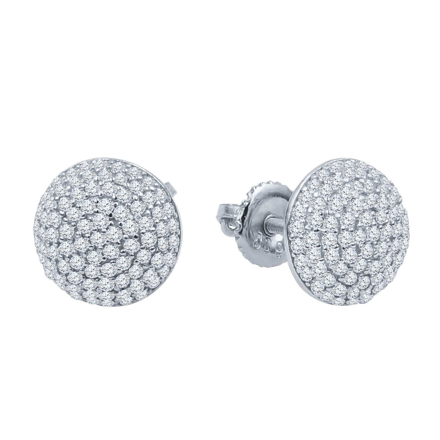 GLOBATE SILVER MOISSANITE EARRINGS I 993831