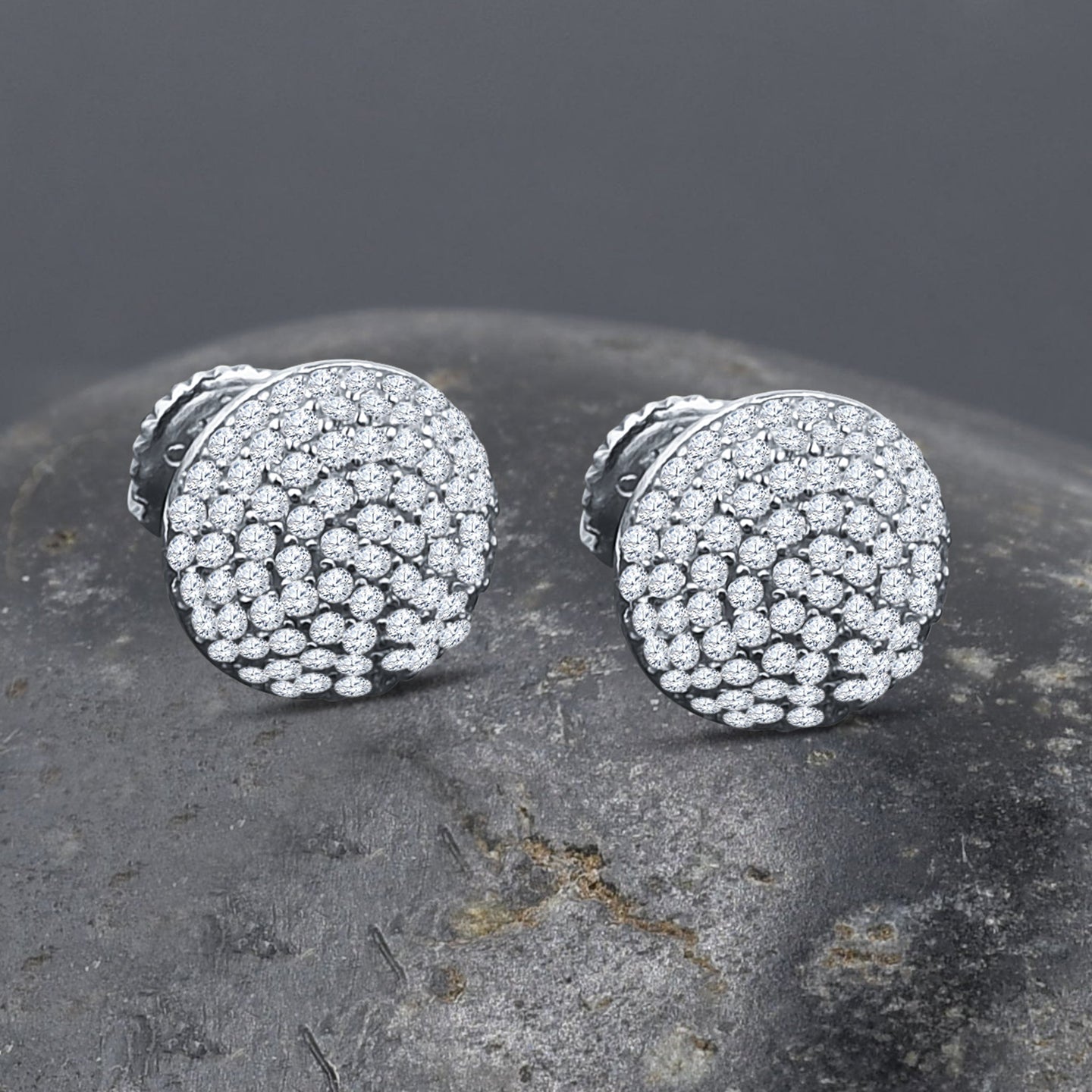 GLOBATE SILVER MOISSANITE EARRINGS I 993831