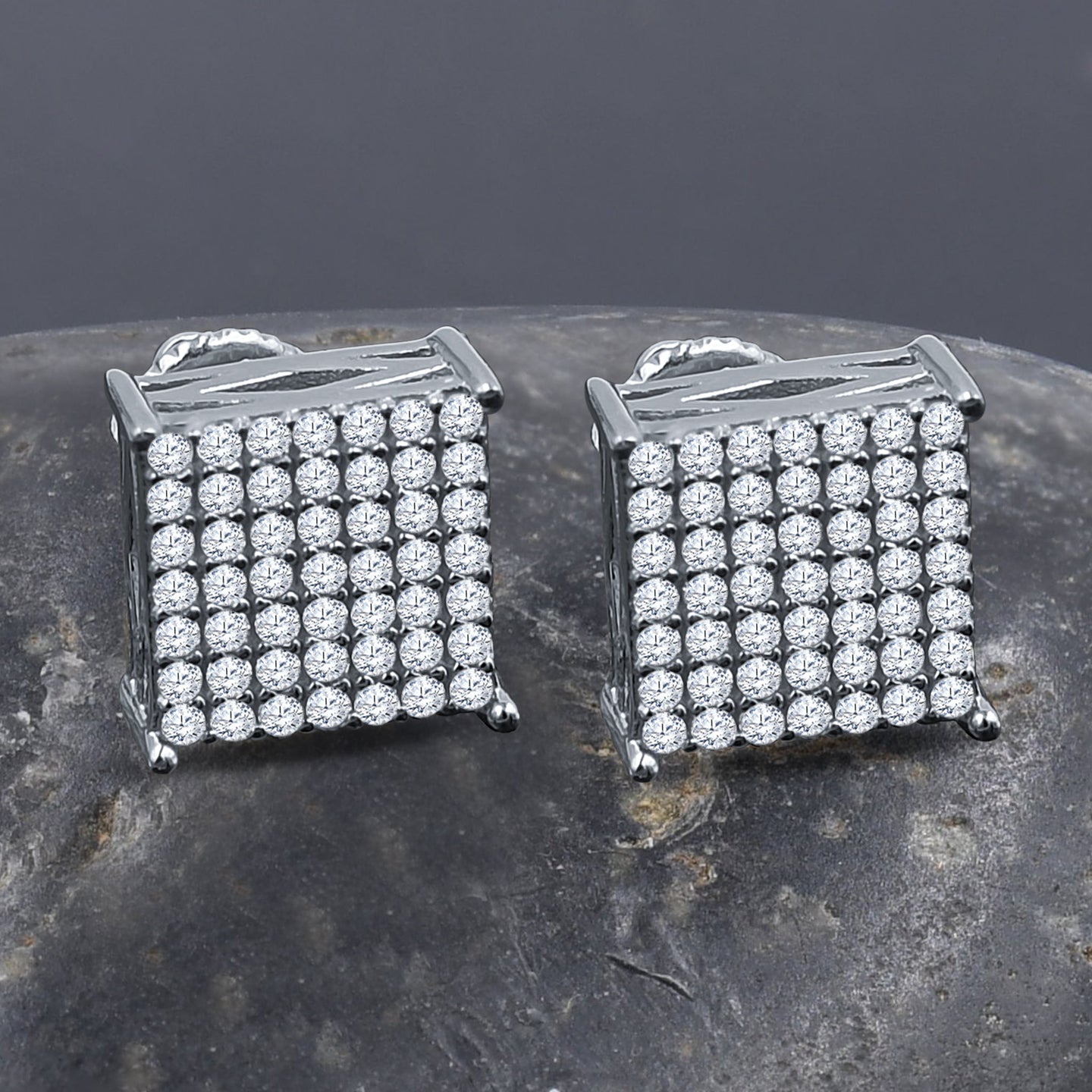 RAFFISH SILVER MOISSANITE EARRINGS I 992171