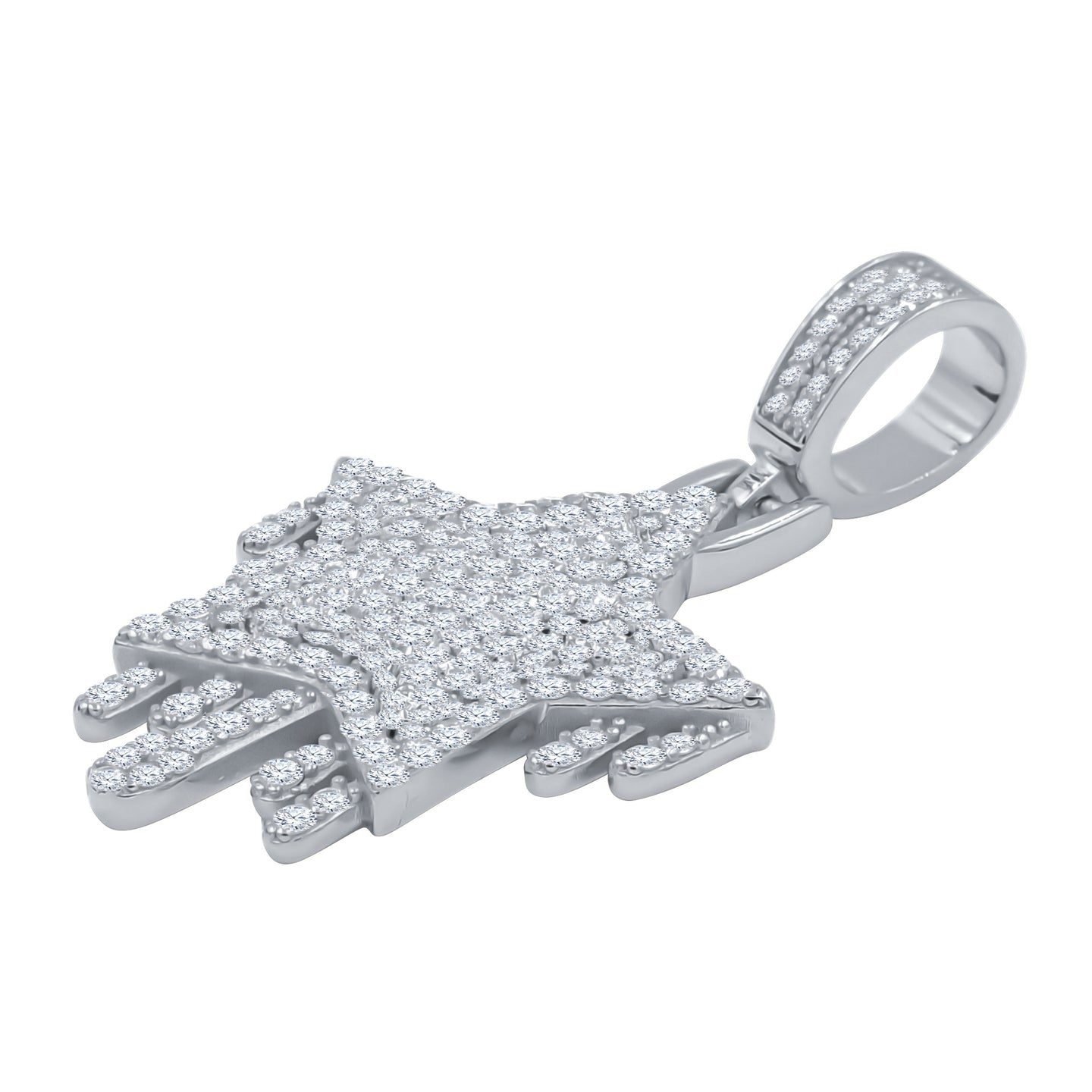 PARAGON SILVER MOISSANITE PENDANT I 994221