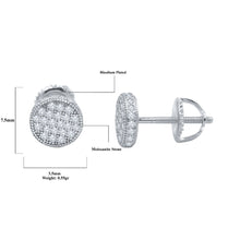 MOOI SILVER MOISSANITE EARRINGS I 993691