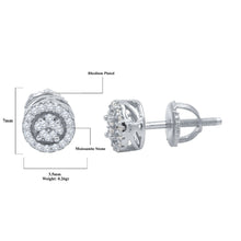 FUNKELN SILVER MOISSANITE EARRINGS I 993721