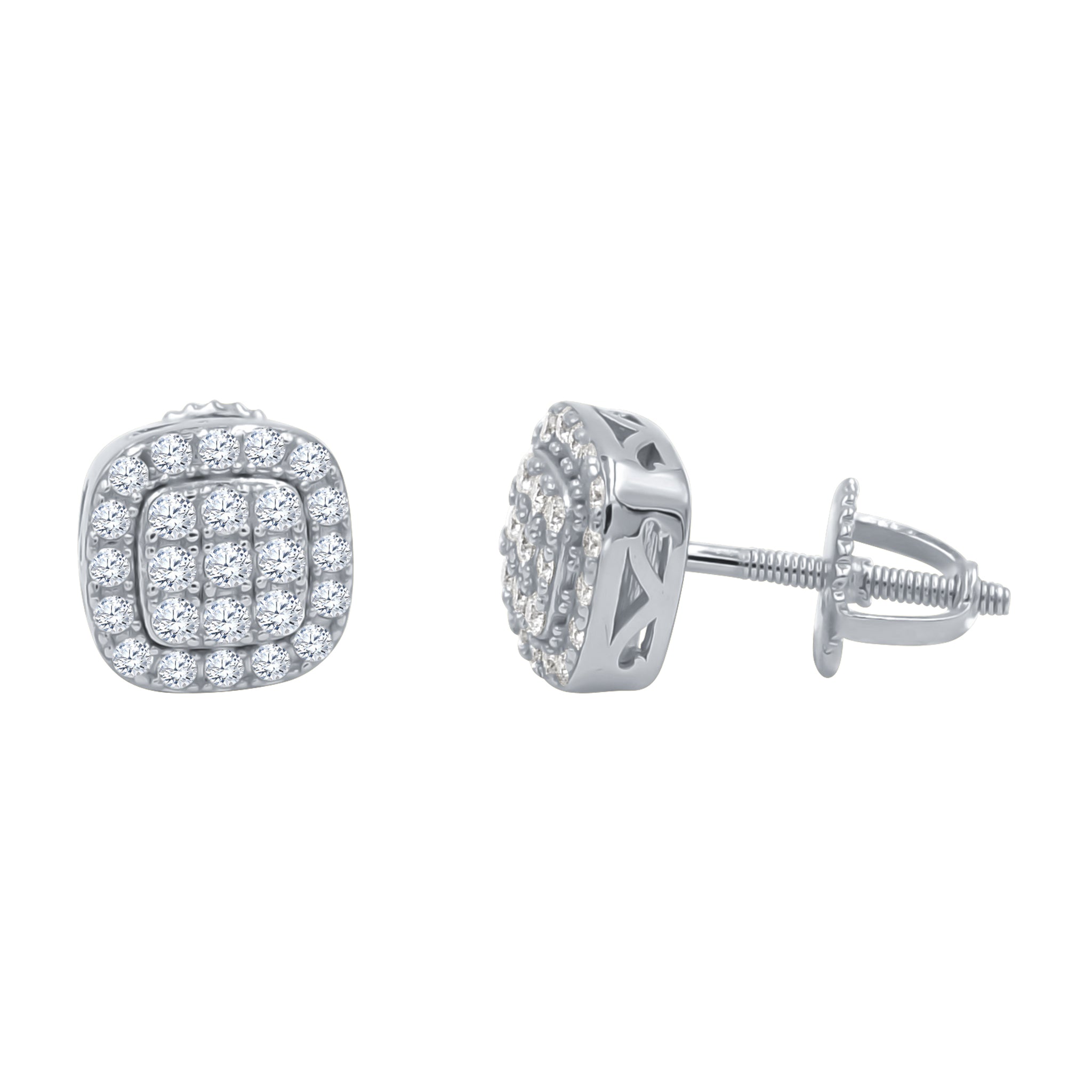 BRYHT SILVER MOISSANITE EARRINGS I 993651