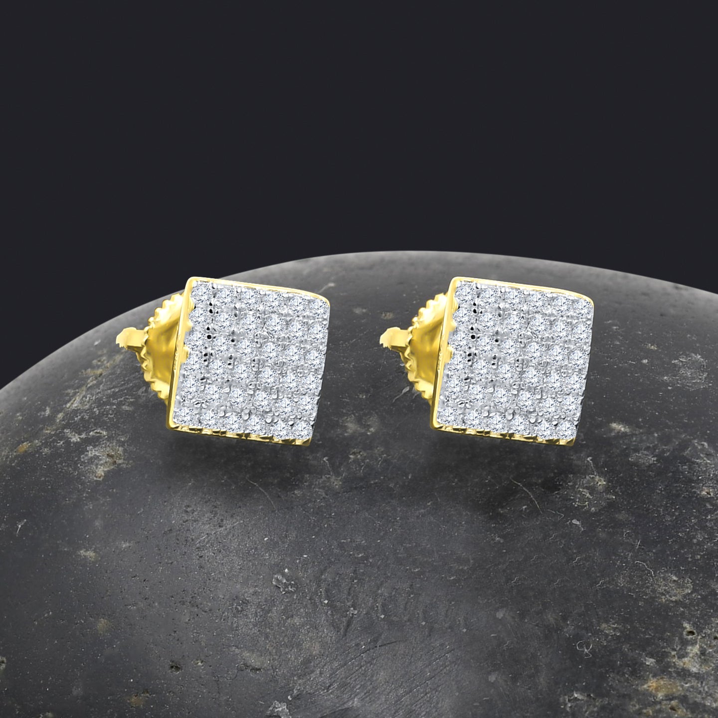 PURPUREUS SILVER MOISSANITE EARRINGS I 991711