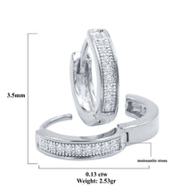 RADIOSUS SILVER MOISSANITE EARRINGS I 991701