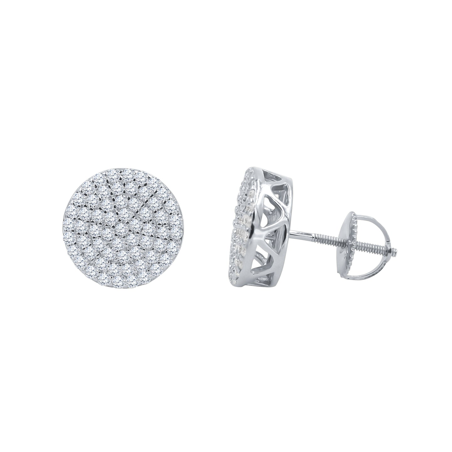 ERRAZ MOISSANITE SILVER EARRINGS I 991761