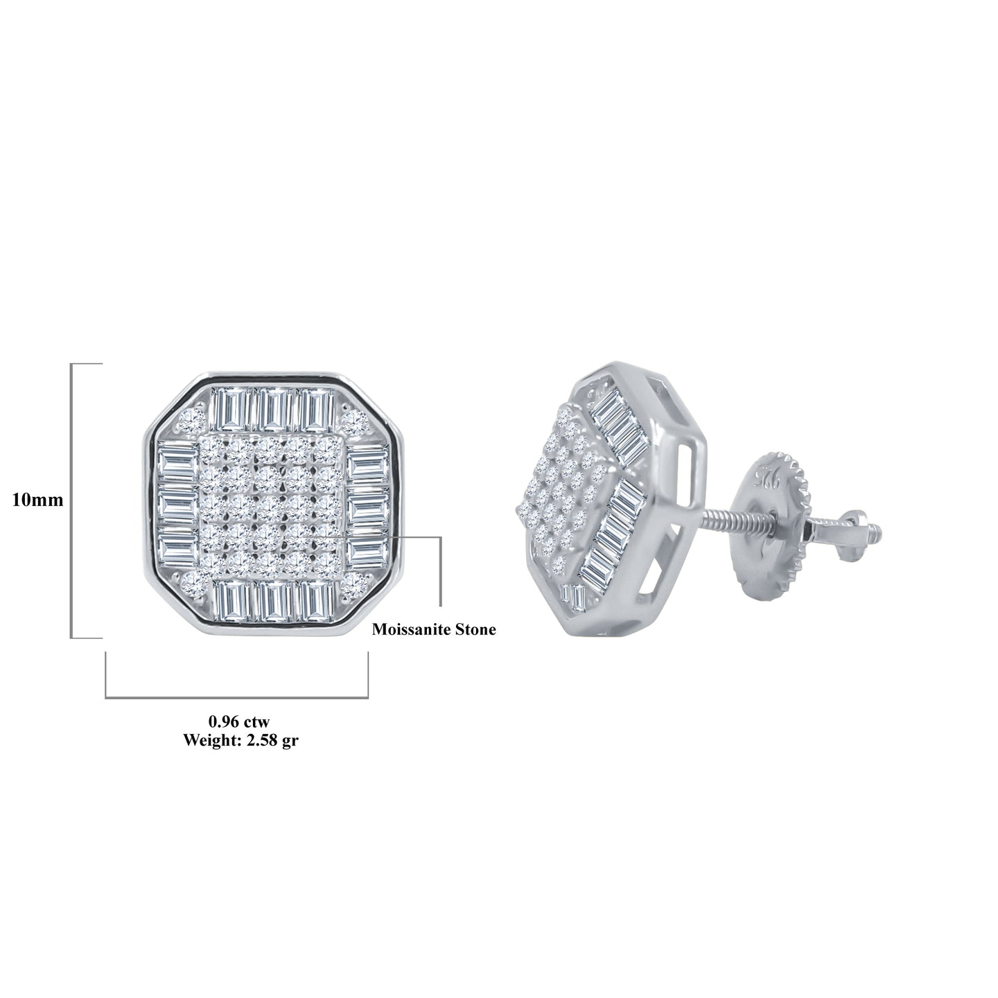 LUXE SILVER MOISSANIT I 992091