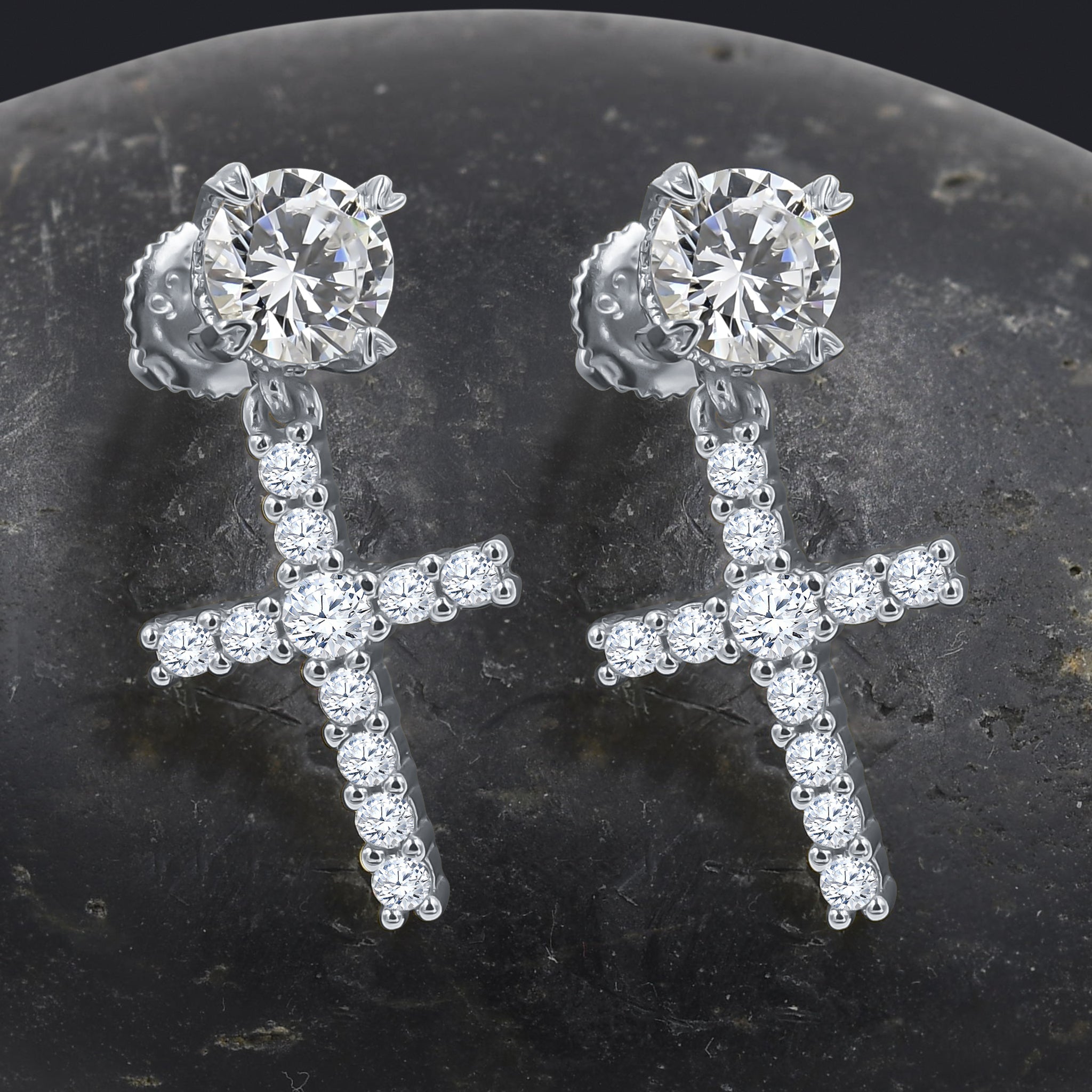 SCHISMATIC STERLING SILVER EARRINGS I 9221231