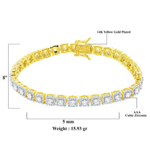 ROCK WRIST 5MM BRASS BRACELET CZ  |  963501