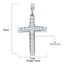 GEM-GRACE 925 STERLING SILVER PENDANT MOISSANITE | 994541