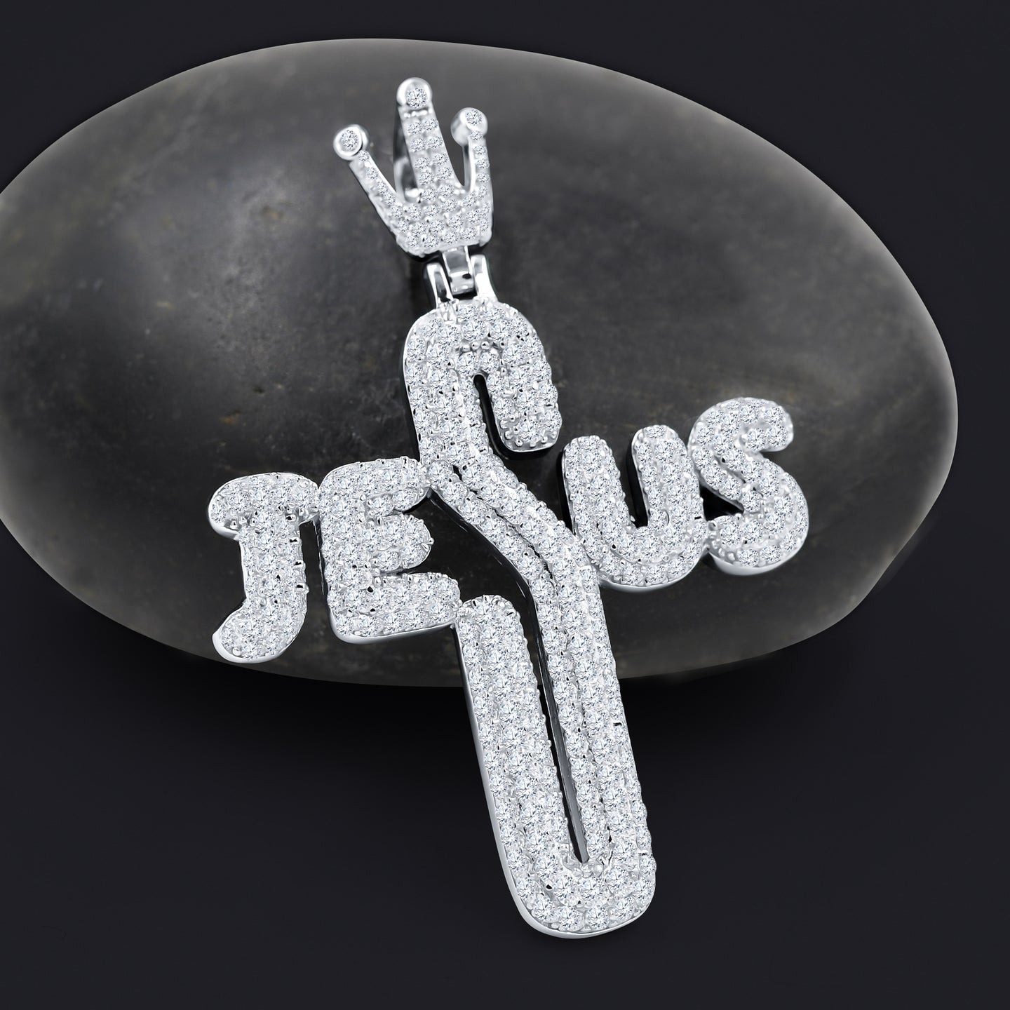 RADIANT LORD 925 STERLING SILVER PENDANT MOISSANITE |994561