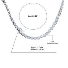 ELIGERE SILVER MOISSANITE CHAIN 6 MM I 994831