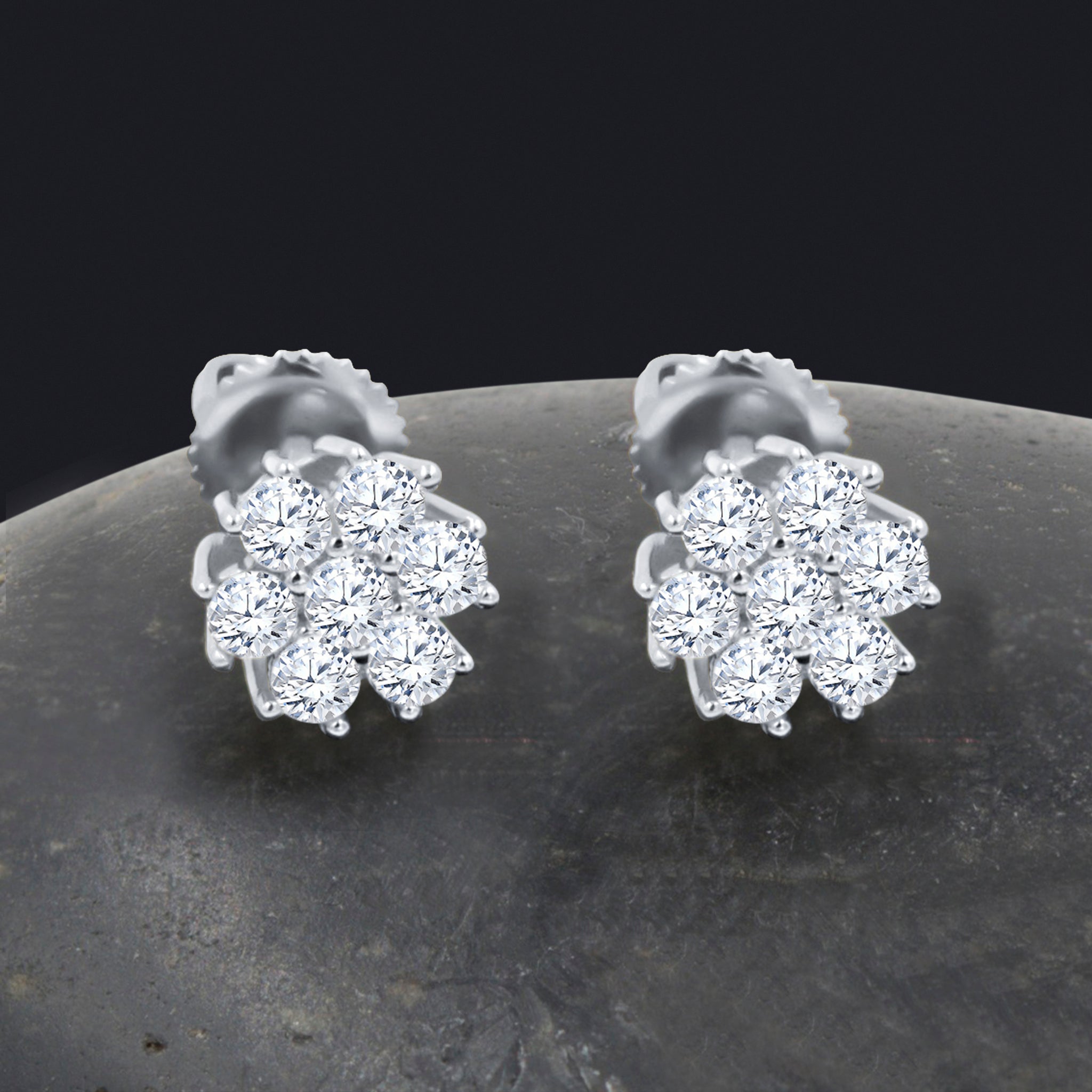 VESPERA SILVER MOISSANITE EARRINGS  | 994601