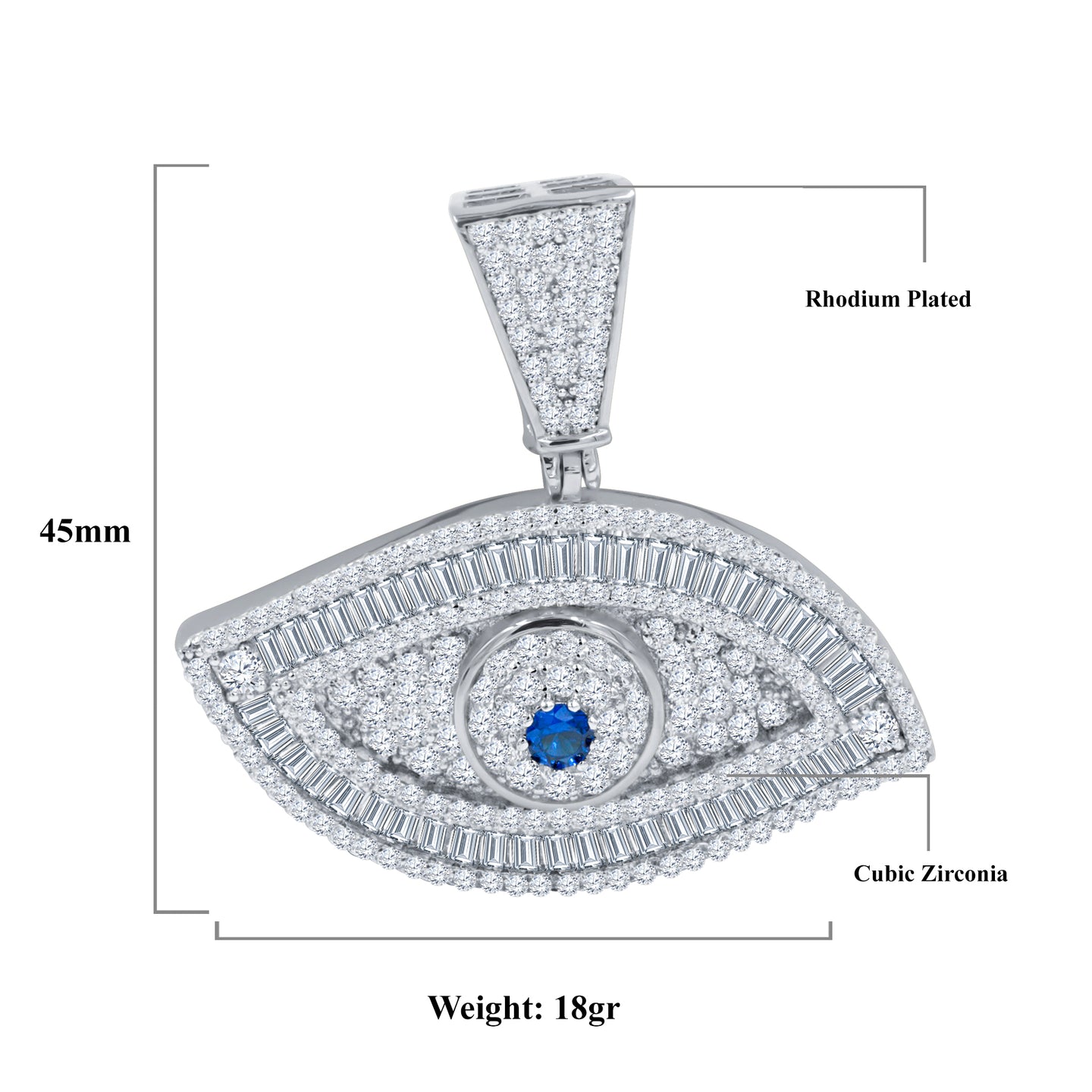 GAZEGLEAM STERLING SILVER PENDANT | 9221871
