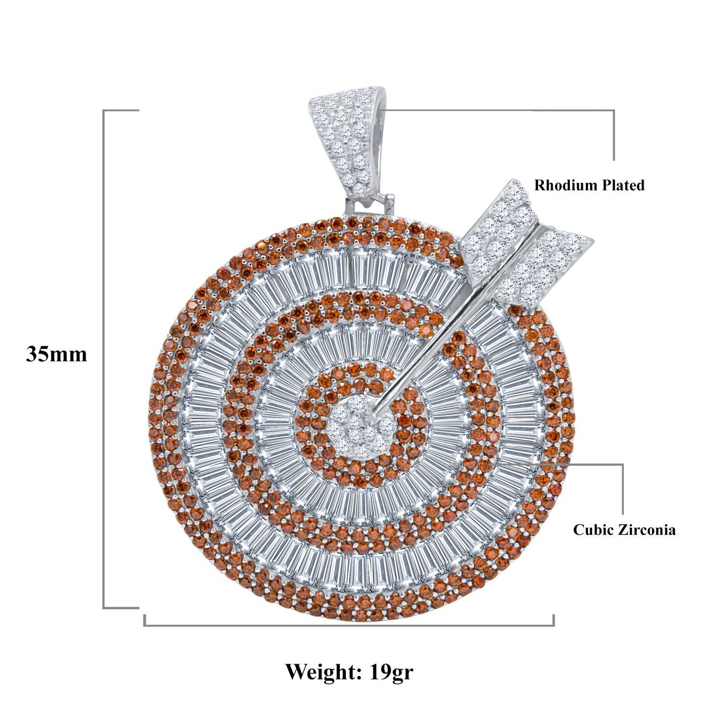 SPIRAL SPARK STERLING  SILVER PENDANT | 9221861