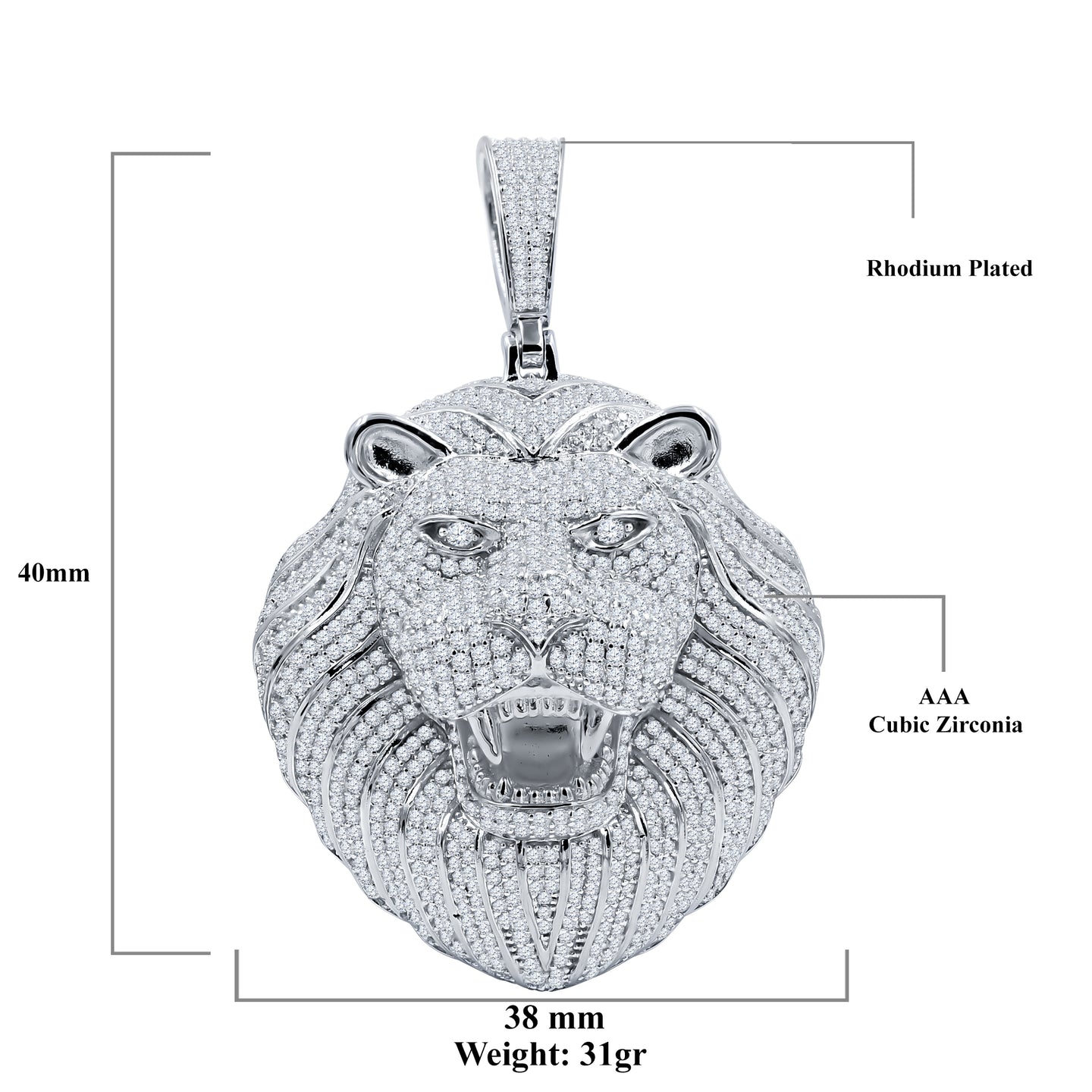 LEOGAZE STERLING SILVER PENDANT | 9222061