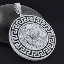 SUBLIMINAL 7.05 CTW 925 MOISSANITE RHODIUM ICED OUT PENDANT I 996561