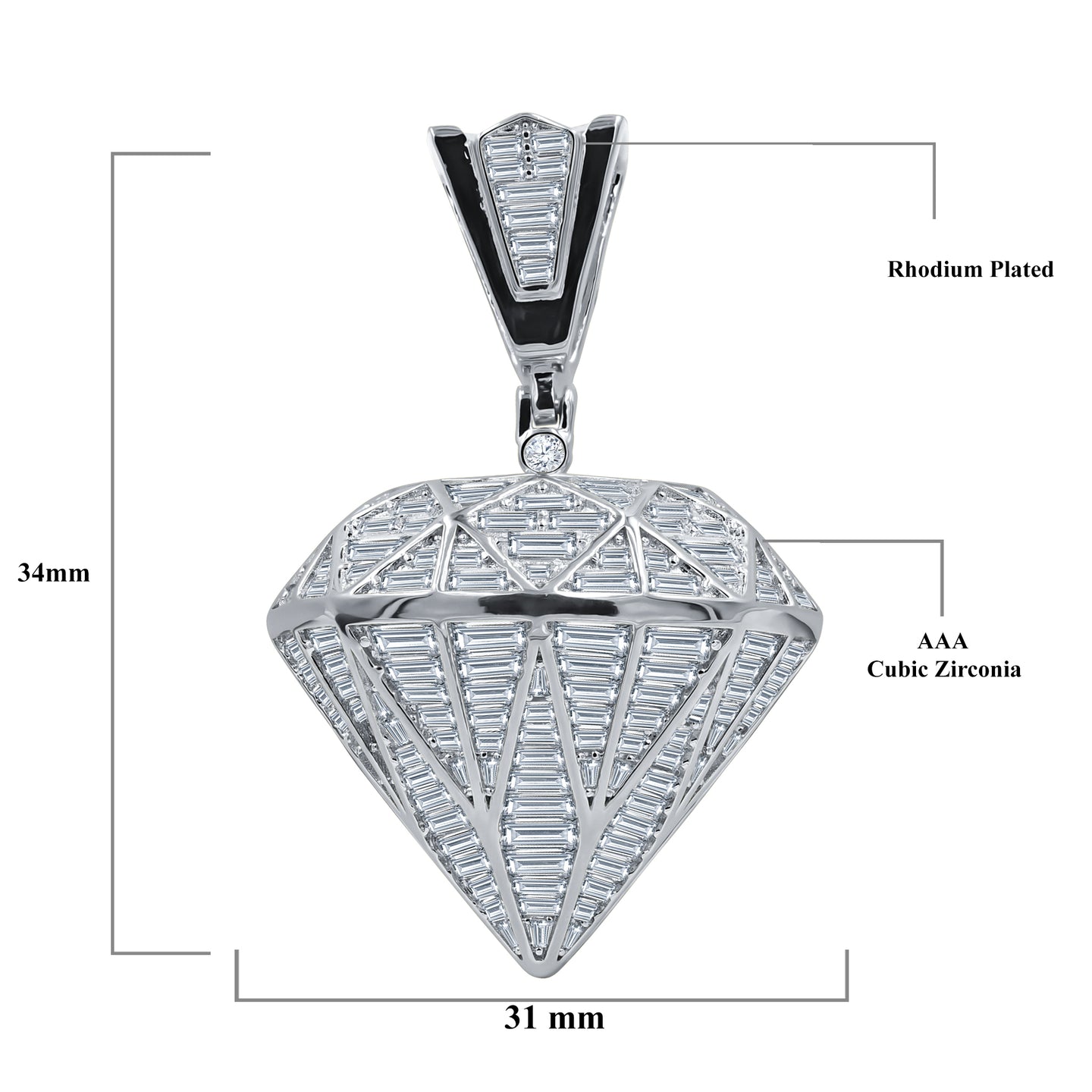 GEMFINITY STERLING SILVER PENDANT | 9222001