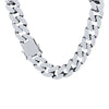 HOTSHOT 49.96 CTW 22MM SILVER MOISSANITE ICED OUT CHAIN I 993451