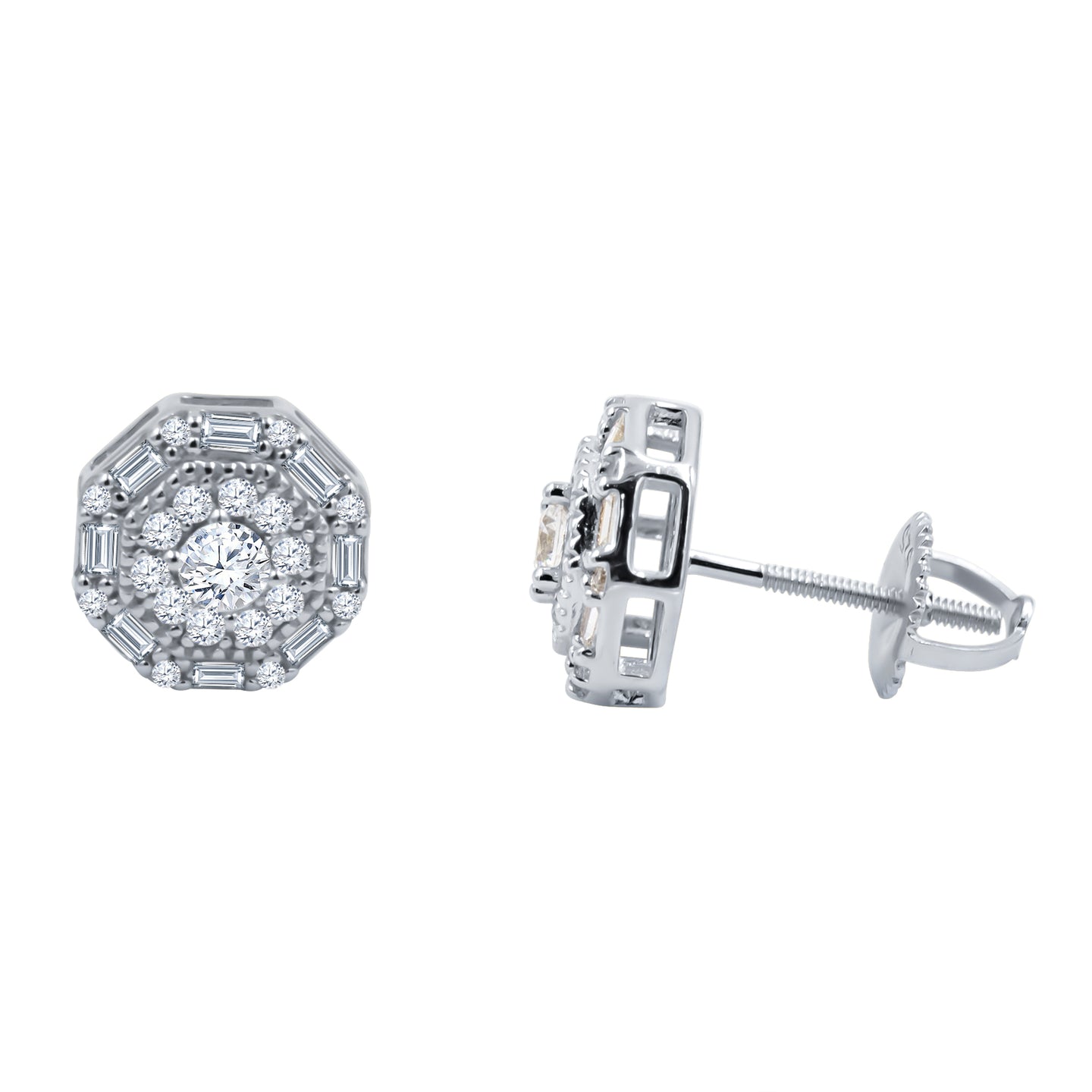 9221801 | WHISPERING ICE STERLING SILVER CZ EARRINGS
