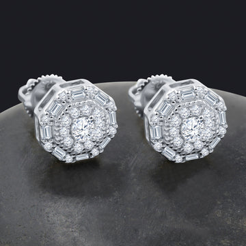 9221801 | WHISPERING ICE STERLING SILVER CZ EARRINGS