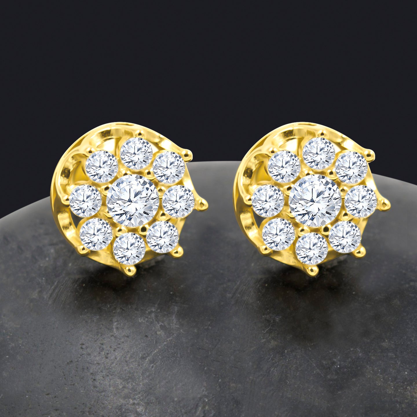 ELYSIAN SILVER MOISSANITE EARRINGS | 994791