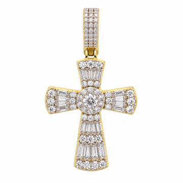 995592 | 925 Moissanite Gold Pendant