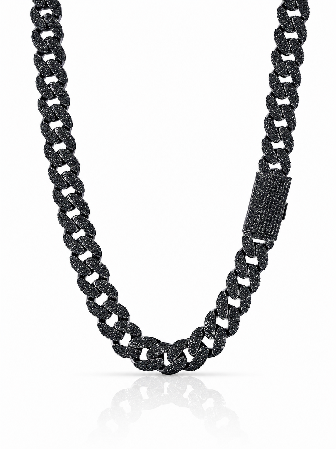 962933 | Brass Black 14mm 24" Stallion Cuban Chain