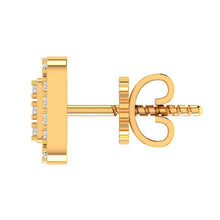 CLANNISH 10K GOLD MOISSANITE EARRINGS I 980032