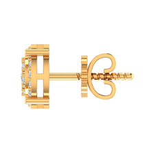 SWANK 10K GOLD MOISSANITE EARRINGS I 980022