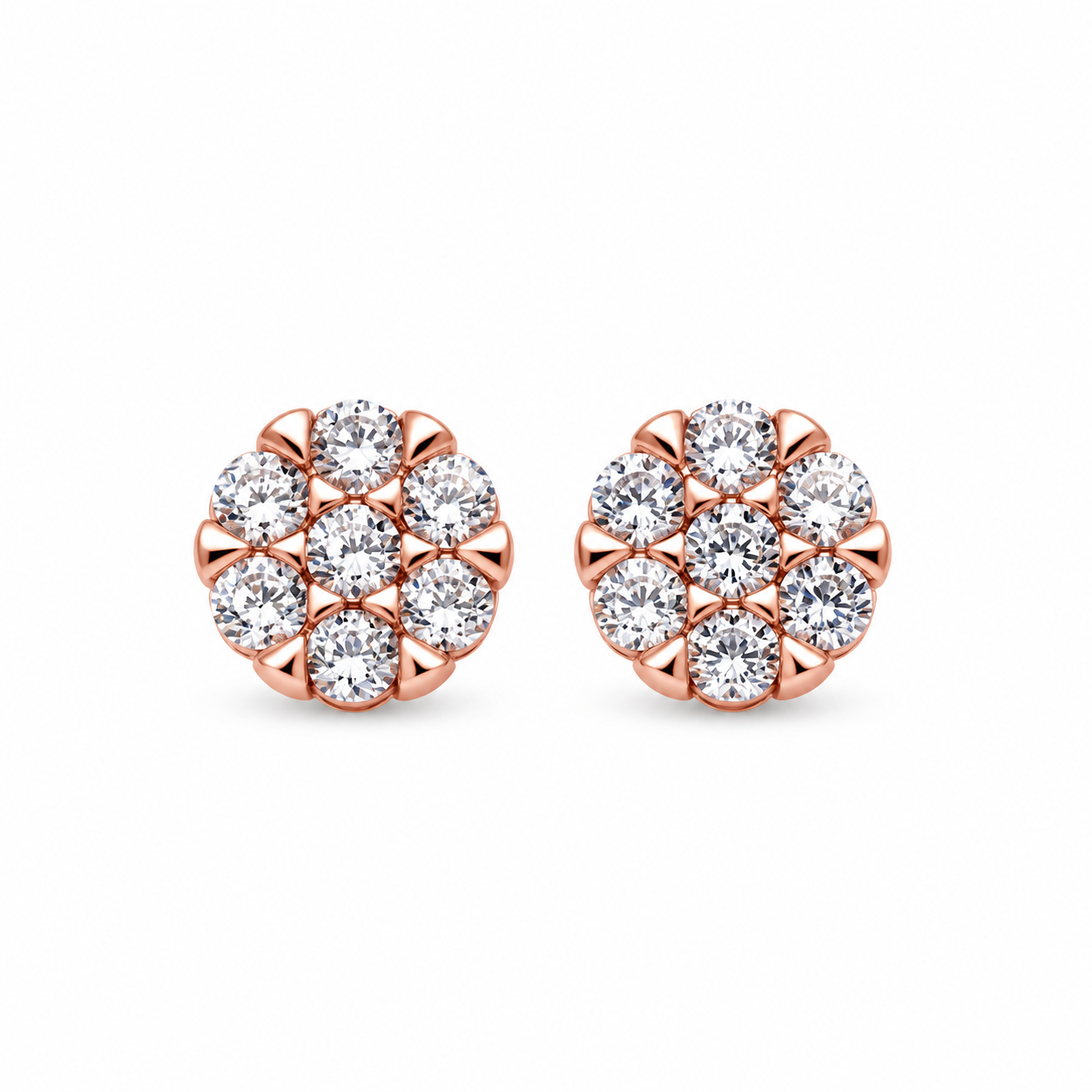 9211345 | 925 Silver Rose Gold Earrings