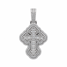 9912221 | 3.35 CTW 925 Silver Moissanite Rhodium Pendant