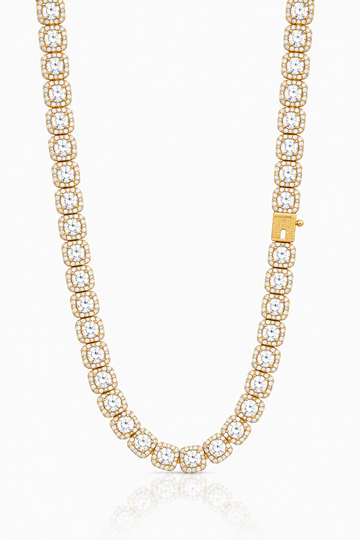 9911292 | Brass Moissanite Rhodium Plated + Gold Plated 22