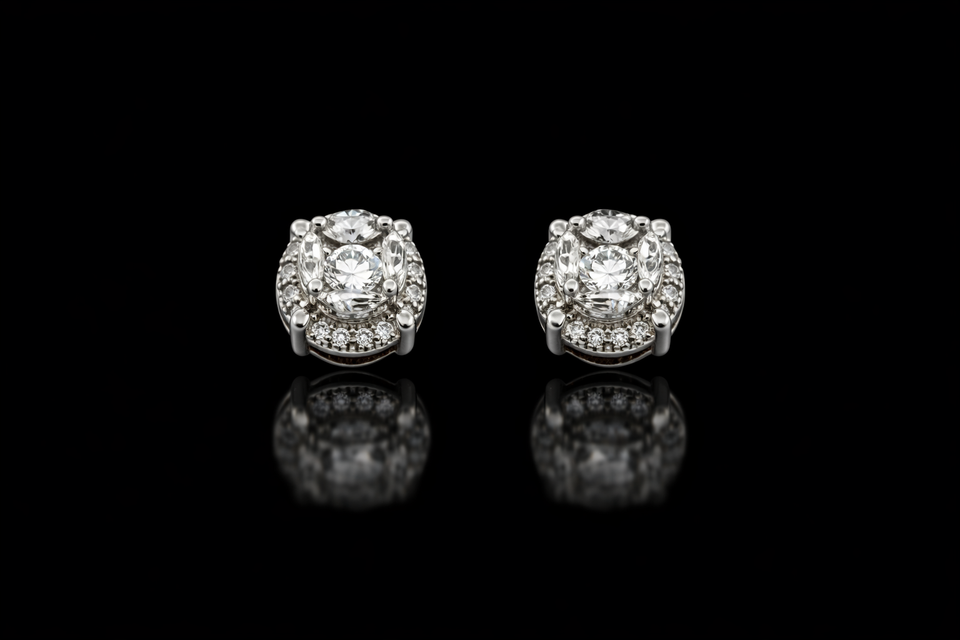999061 | 925 Moissanite Earring