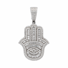 9912091 | 5.99 CTW 925 Silver Moissanite Rhodium Pendant