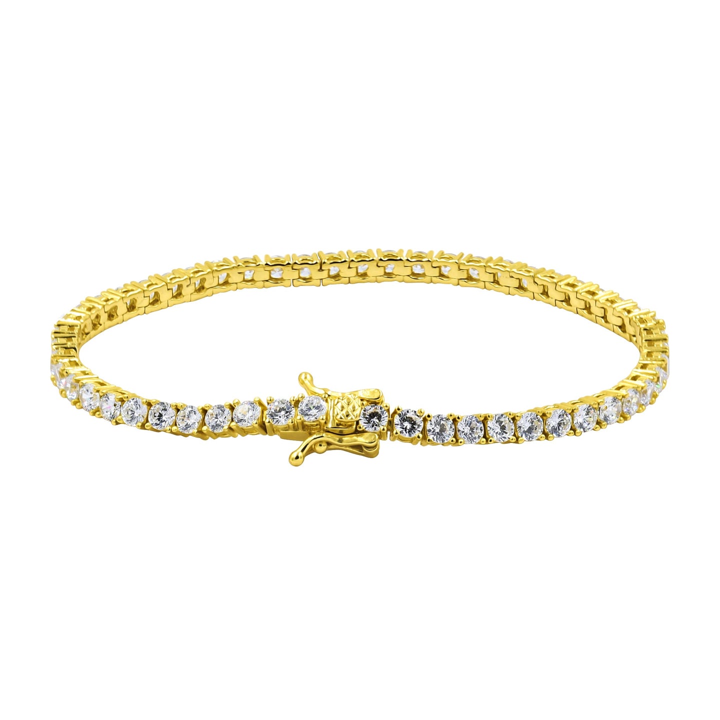 SPARKLE 925 SILVER TENNIS 4MM BRACELET I 929462