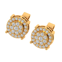 SWANK 10K GOLD MOISSANITE EARRINGS I 980022