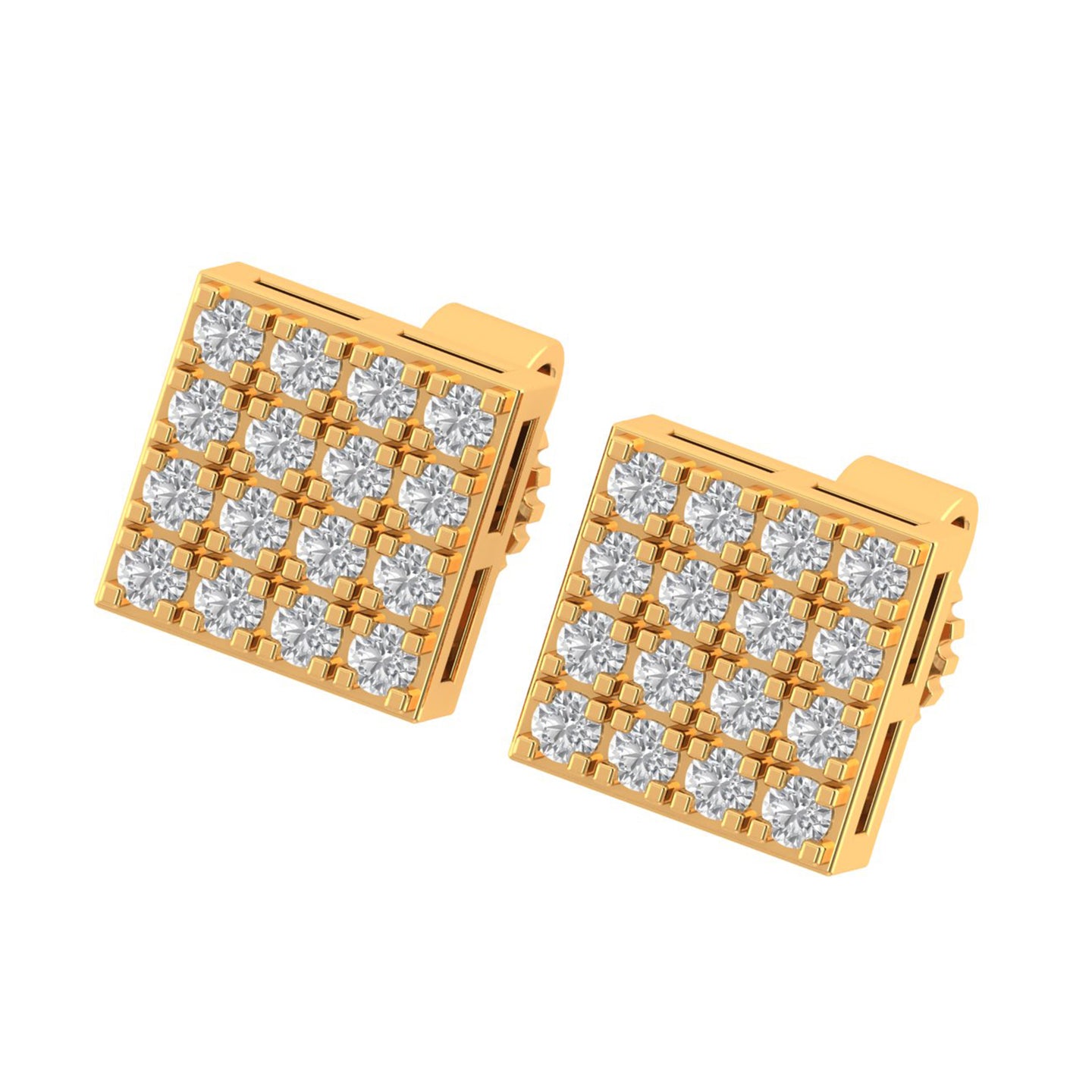 COY 10K GOLD MOISSANITE EARRINGS I 980082