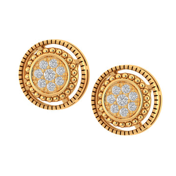 FRISKY 10K GOLD MOISSANITE EARRINGS I 980112