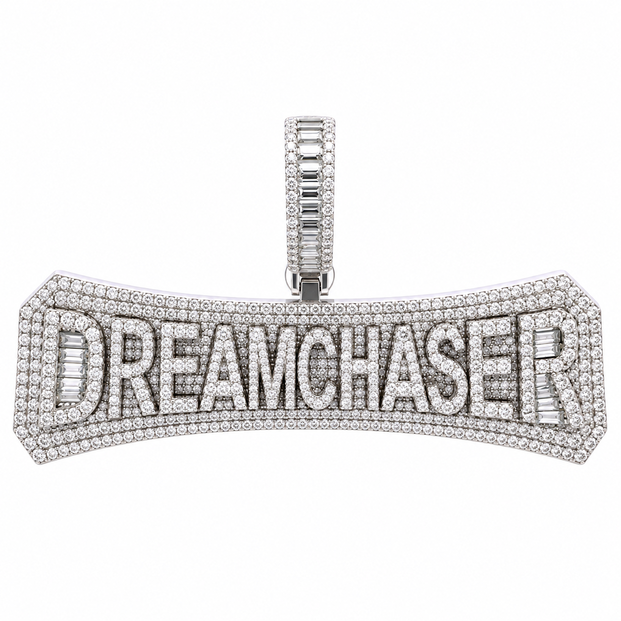 998451 | 925 Moissanite Rhodium Pendant