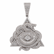 916851 | Brass Rhodium Pendant