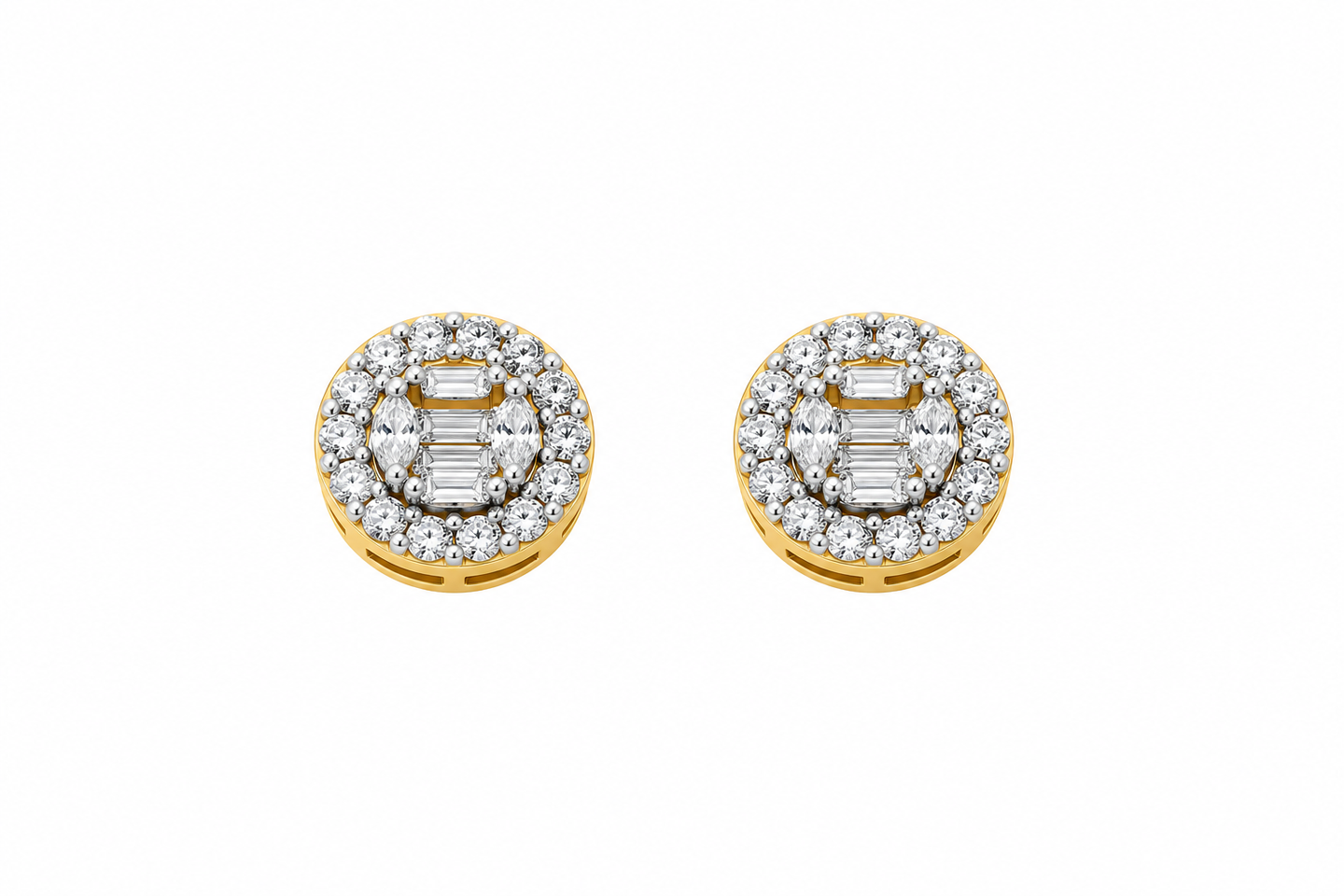 9911892 | 925 Moissanite Gold Earring
