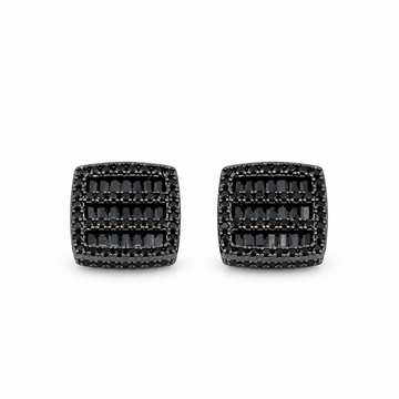 9212403 | 925 Silver Black Earrings
