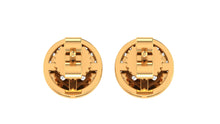 PALATIAL 10K GOLD MOISSANITE EARRINGS I 980012