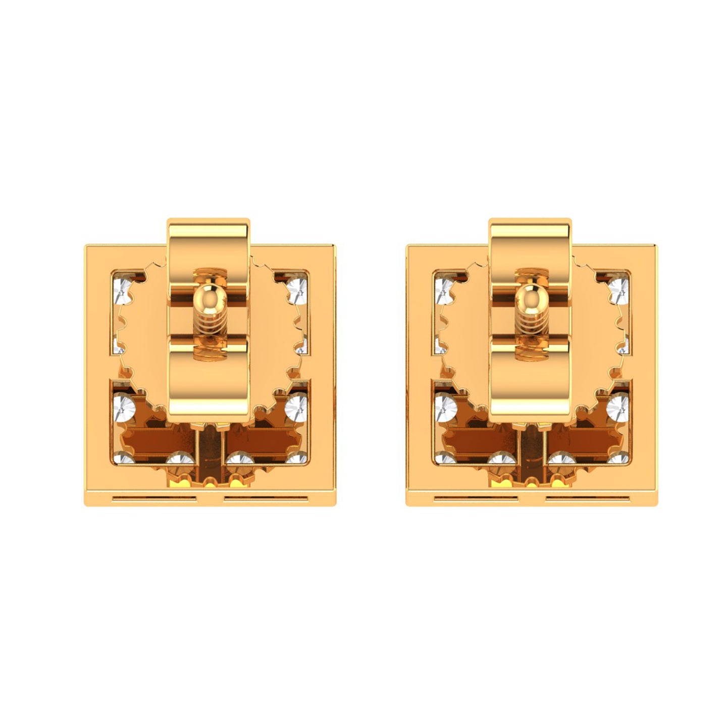 COY 10K GOLD MOISSANITE EARRINGS I 980082